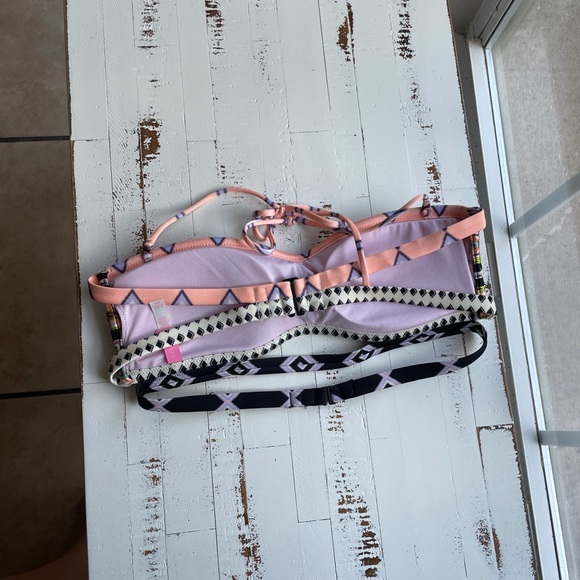 Victoria secret tribal Aztec boho tube bandeau top and bottom set B1 - Picture 6 of 12